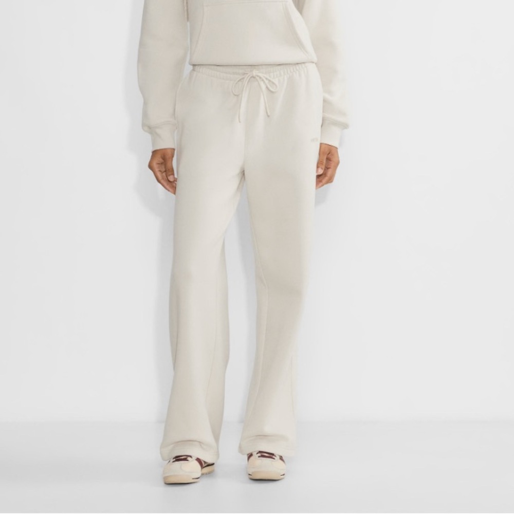 Cozy Fleece TNA Aritzia Wide Leg Boyfriend Sweatpants